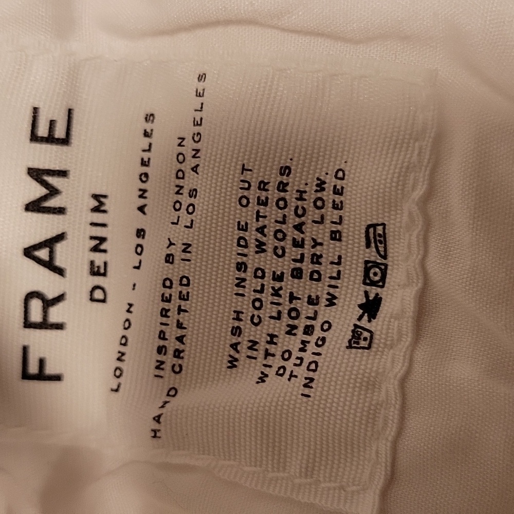 Frame Denim, "Le High Skinny" White Jeans - Picture 8 of 17